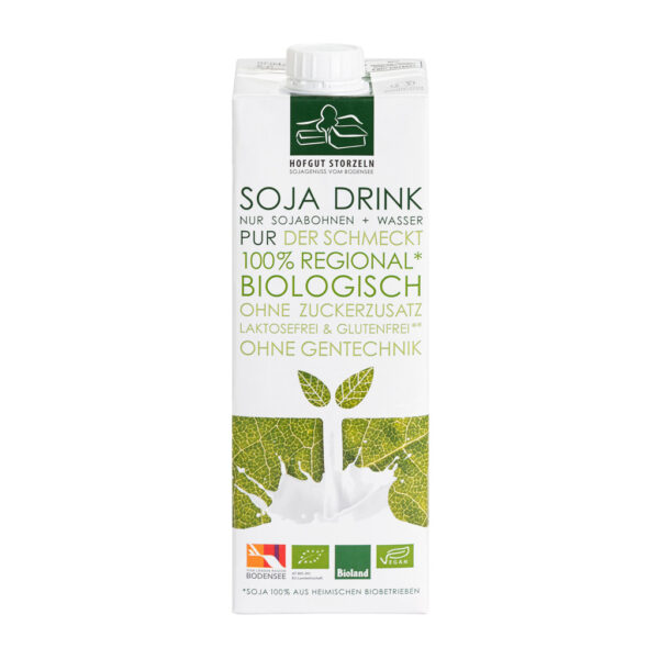 Hofgut Storzeln - Soja Drink Pur - 10 x 1L