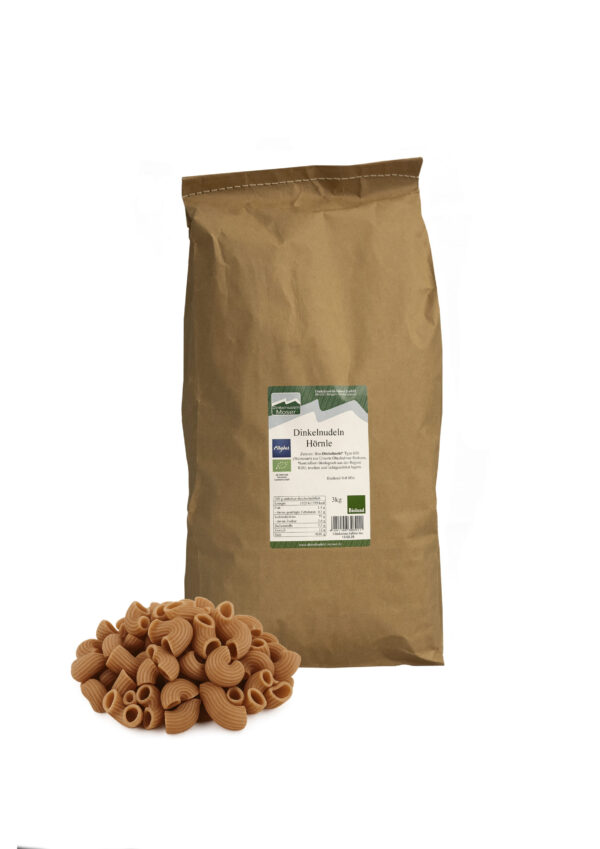Dinkelpasta von Moser - Dinkelhörnle hell 3kg
