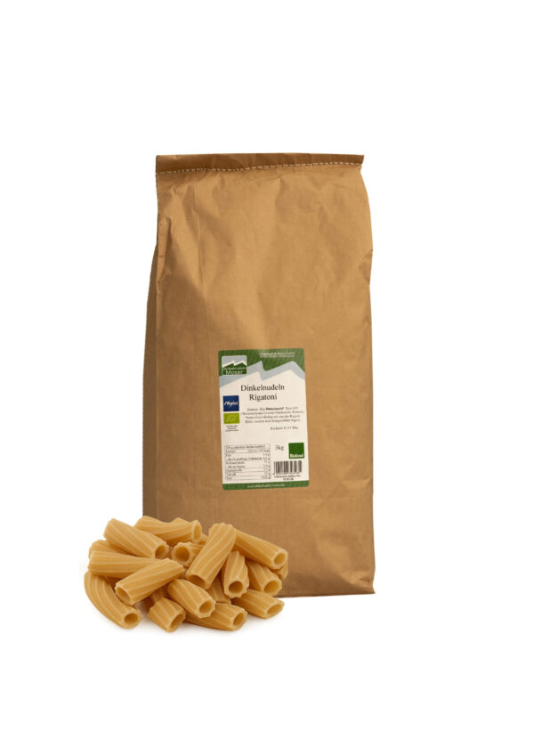 Dinkelpasta von Moser - Dinkel Rigatoni hell 3kg