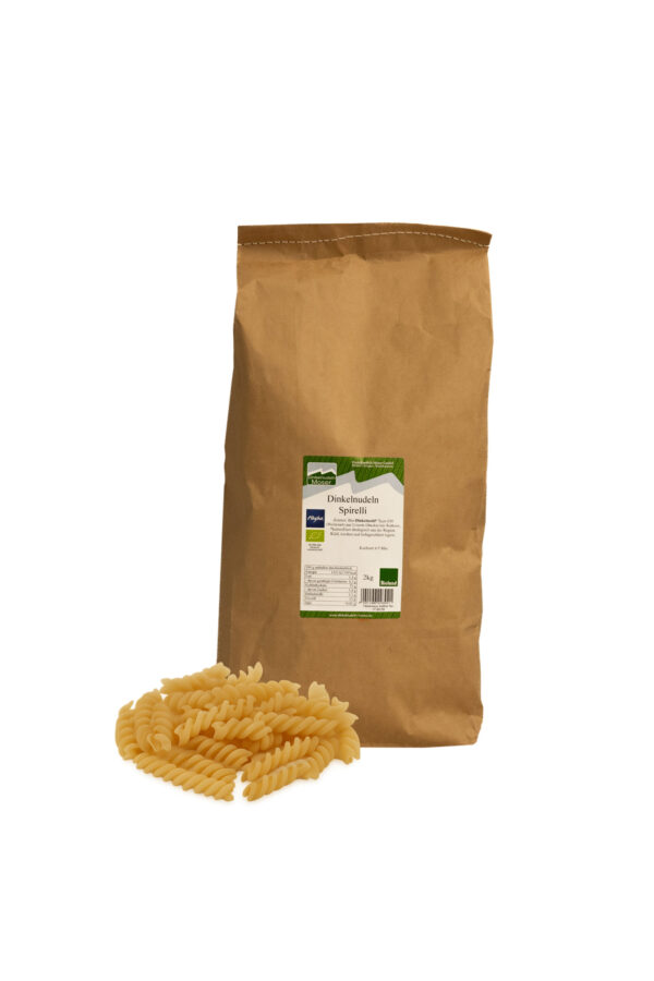 Dinkelpasta von Moser - Dinkel Spirelli hell 2kg
